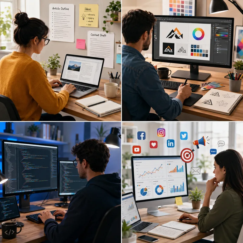 Thị trường freelancer có nhiều lĩnh vực như content, thiết kế, marketing, dịch thuật và lập trình