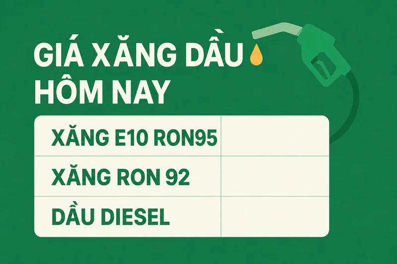 Bảng giá xăng dầu giúp người tiêu dùng dễ dàng theo dõi mức giá của xăng E5RON92, dầu diesel và dầu madút trong kỳ điều hành mới nhất.