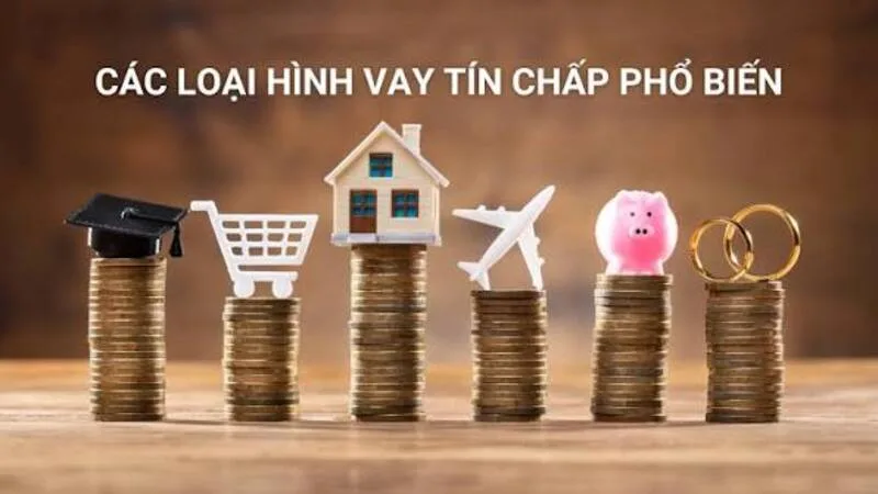Vay tín chấp có nhiều hình thức khác nhau, phù hợp với từng nhóm khách hàng và nhu cầu sử dụng.
